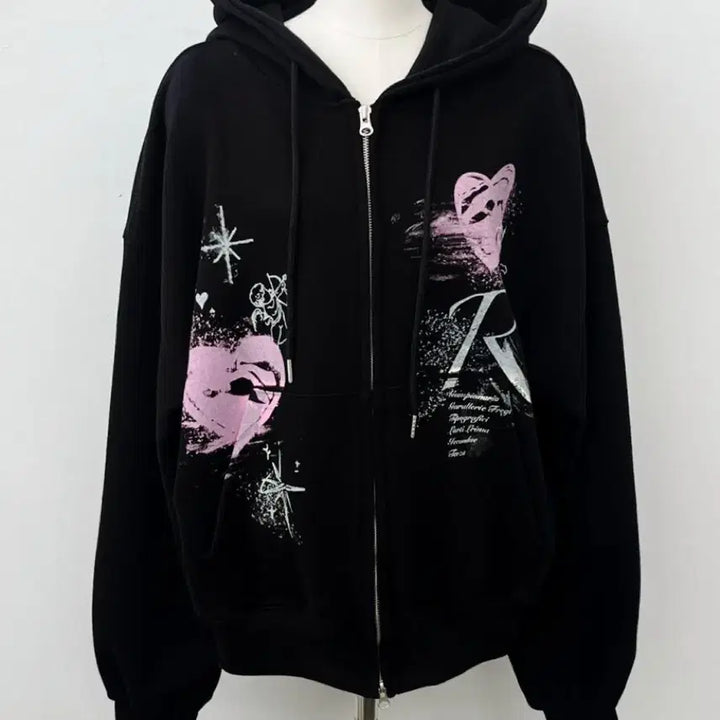 [BUNJANG] Post Motion Yeji Mong Printed Hoodie Zip-up / 포스트모니션 예지몽 나염후드집업