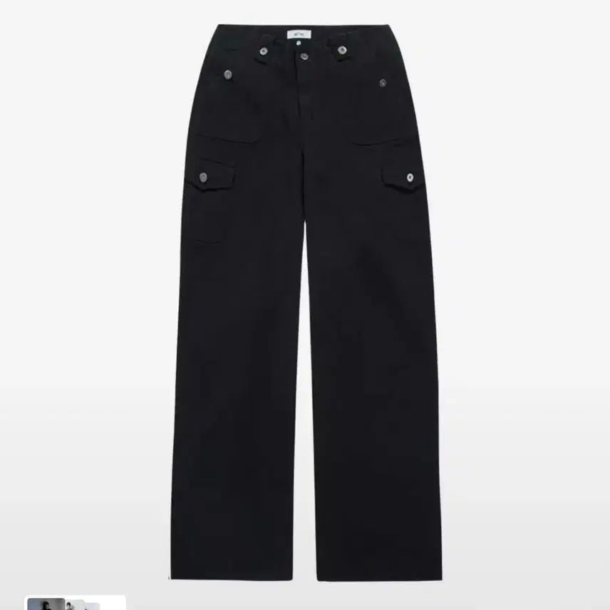 [BUNJANG] As On JED Cargo Pants - Black / 애즈온 JED CARGO PANTS / BLACK
