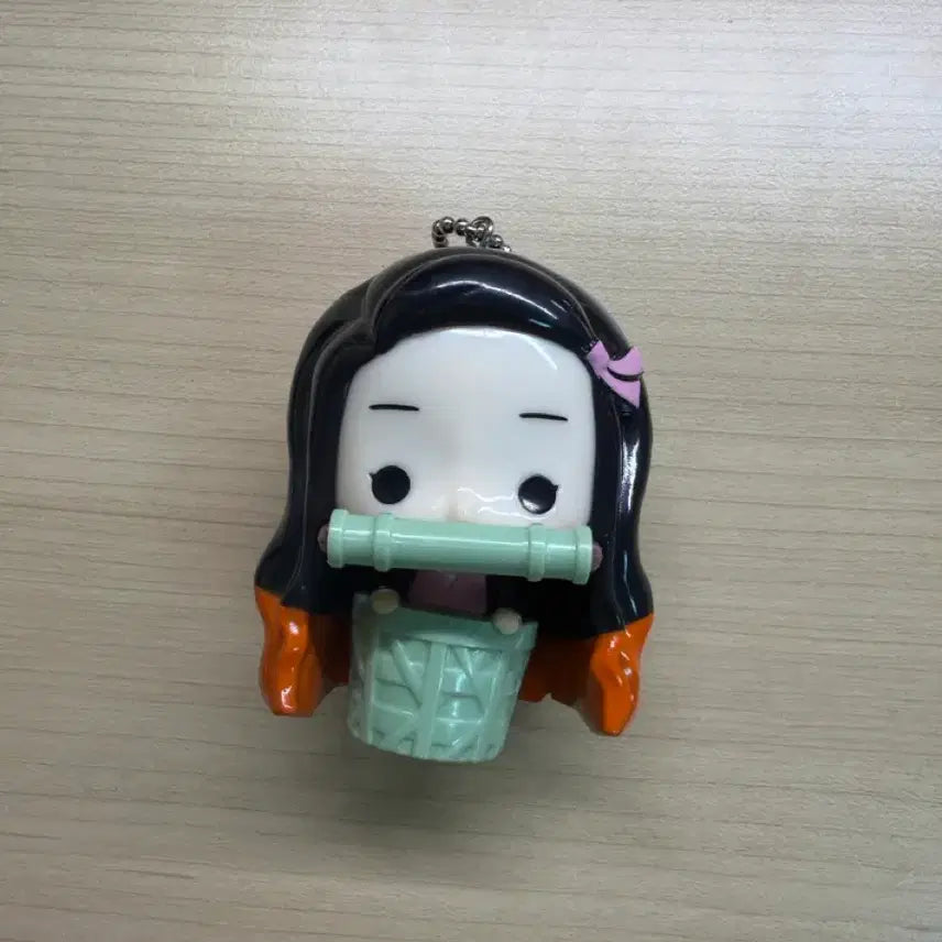 [BUNJANG] Demon Slayer Nezuko Keyring / 귀칼 네즈코 똑딱키링