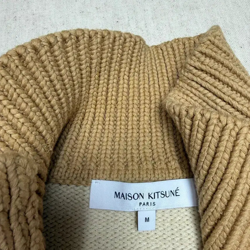 [BUNJANG] Maison Kitsune Color Block Cardigan / 메종키츠네 가디건