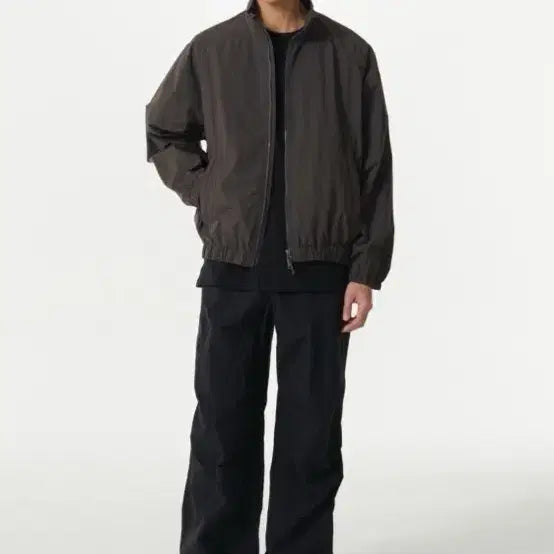 [BUNJANG] Musinsa Oversized High Neck Windbreaker (Gunmetal) / 무신사 바람막이 팝니다 (m사이즈, 건메탈)