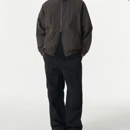 [BUNJANG] Musinsa Oversized High Neck Windbreaker (Gunmetal) / 무신사 바람막이 팝니다 (m사이즈, 건메탈)