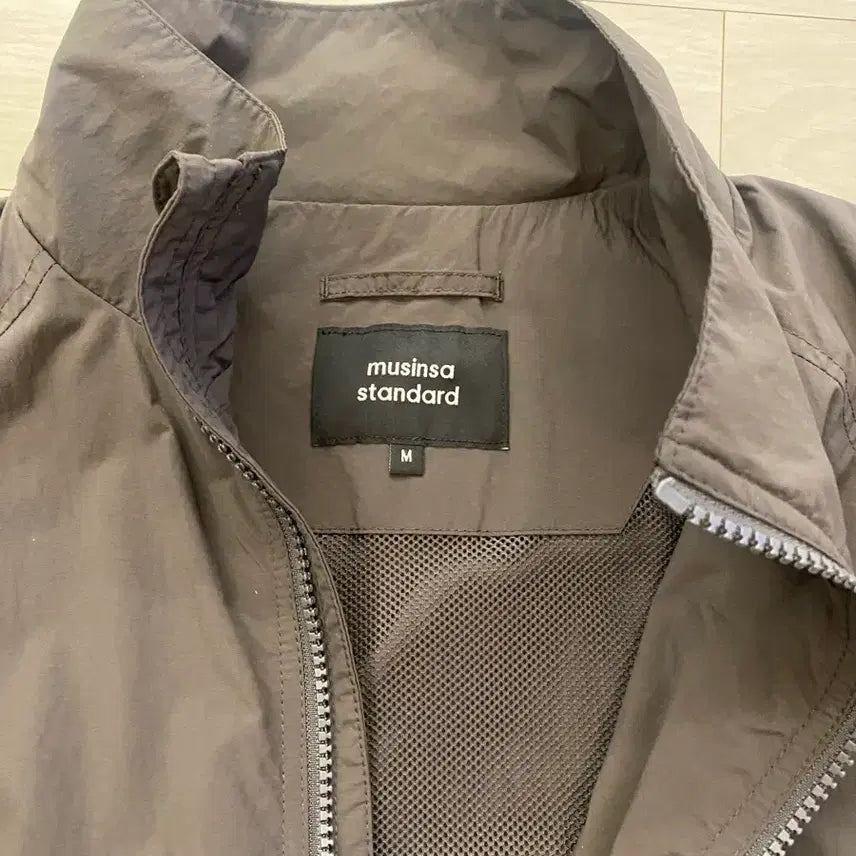 [BUNJANG] Musinsa Oversized High Neck Windbreaker (Gunmetal) / 무신사 바람막이 팝니다 (m사이즈, 건메탈)