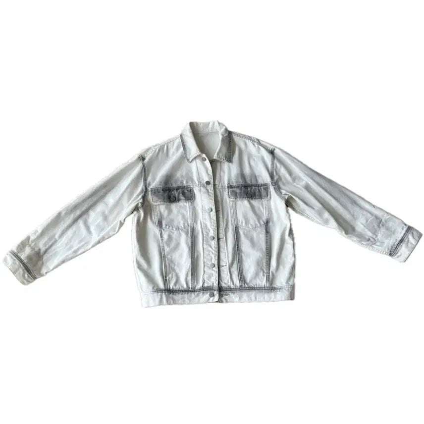 [BUNJANG] 8 Seconds Ivory Denim Jacket / 에잇세컨즈 데님 자켓
