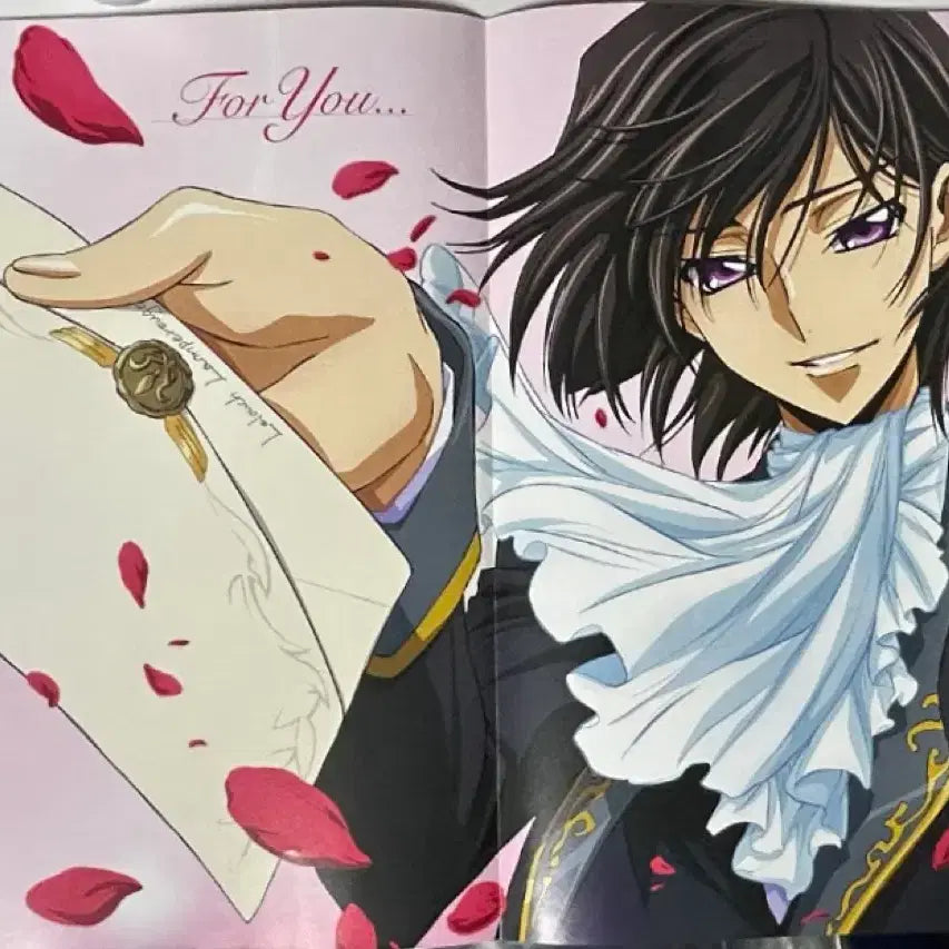 [BUNJANG] Code Geass Lelouch Magazine Poster / 코드기어스 를르슈 잡지 부록 포스터