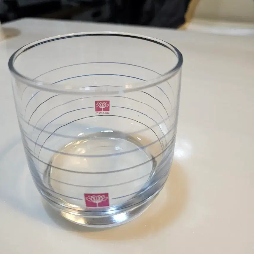 [BUNJANG] PEERES Striped Glass Cup / 페레스 PEERES 줄무늬 유리컵
