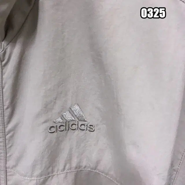 [BUNJANG] Adidas Logo Zip-Up Windbreaker Jacket / M 아디다스 로고 집업 바람막이 자켓
