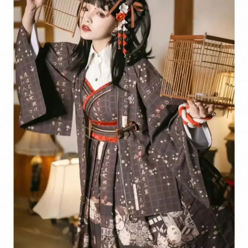 [BUNJANG] Lolita Kimono Style Dress / 로리타 기모노풍 원피스