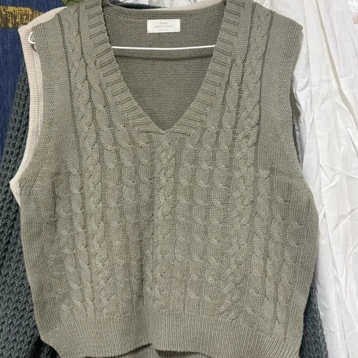 [BUNJANG] Knit Vest Bundle Set / 니트 조끼 세트 일괄