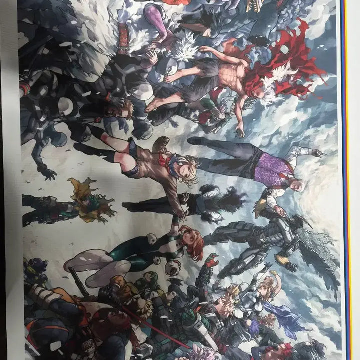 [BUNJANG] My Hero Academia Group Poster / 나히아 단체 포스터 미완성제품 판매