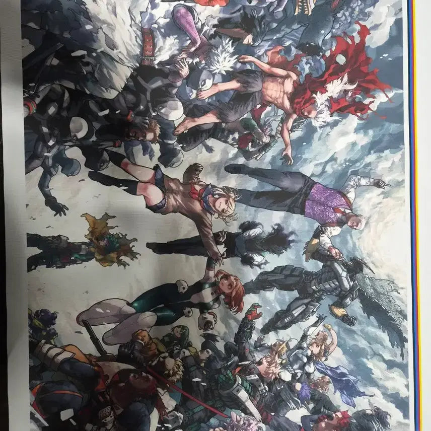 [BUNJANG] My Hero Academia Group Poster / 나히아 단체 포스터 미완성제품 판매