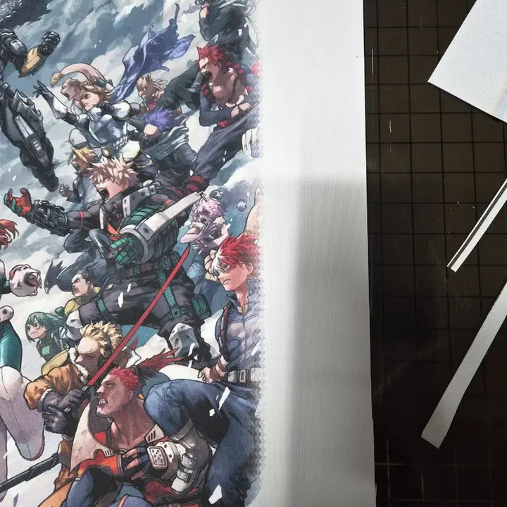 [BUNJANG] My Hero Academia Group Poster / 나히아 단체 포스터 미완성제품 판매