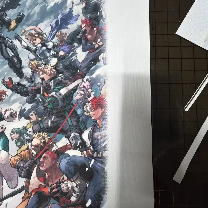 [BUNJANG] My Hero Academia Group Poster / 나히아 단체 포스터 미완성제품 판매