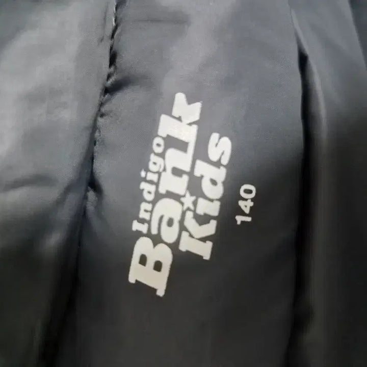 [BUNJANG] Indigo Camo Pattern Padded Vest Gray (140 Size) / 카모 패턴 패딩 조끼 그레이