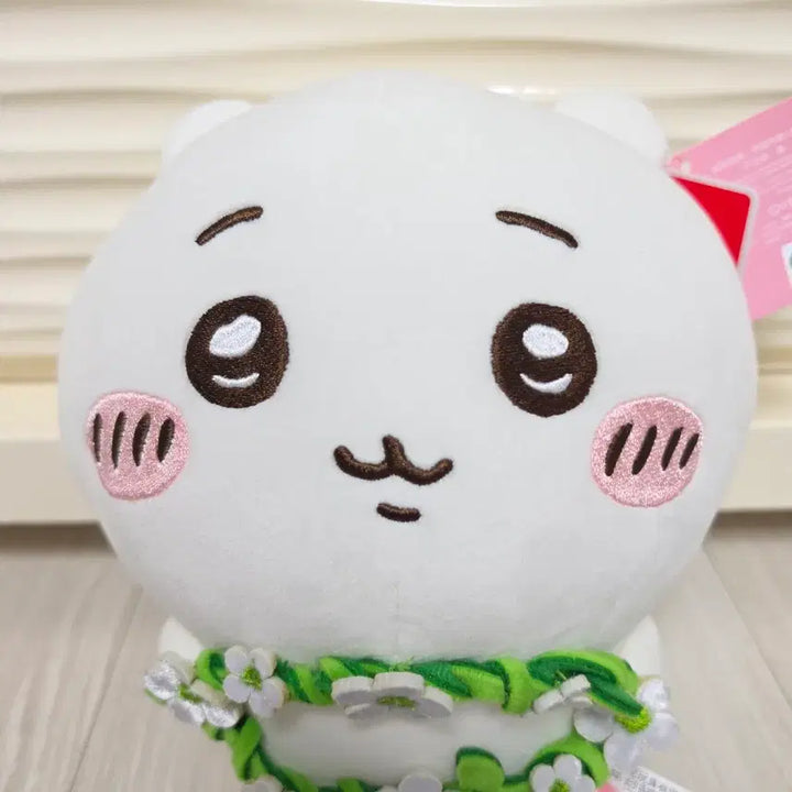 [BUNJANG] Muunjakgwi Chikawa Floral Crown Medium Plush Doll / 먼작귀 치이카와 화관 중형 인형 판매