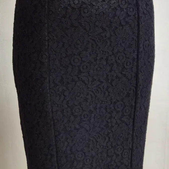 [BUNJANG] Black Lace A-Line Skirt S / 블랙 레이스 항아리 스커트 S