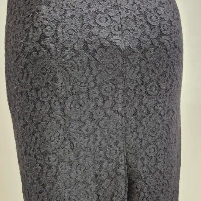 [BUNJANG] Black Lace A-Line Skirt S / 블랙 레이스 항아리 스커트 S