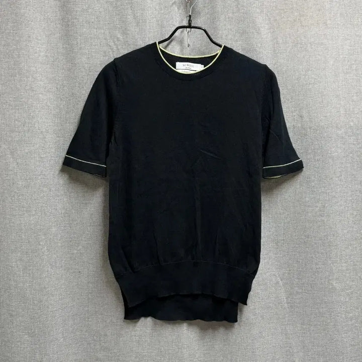 [BUNJANG] So Wool Cashmere Blend Short Sleeve Round Knit Top / [S] 쏘울 so wool 캐시미어 블렌드 반팔 라운드 니트