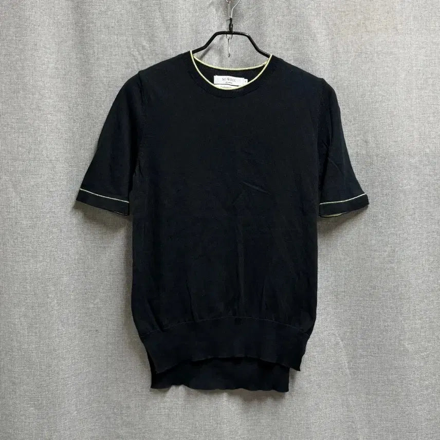 [BUNJANG] So Wool Cashmere Blend Short Sleeve Round Knit Top / [S] 쏘울 so wool 캐시미어 블렌드 반팔 라운드 니트