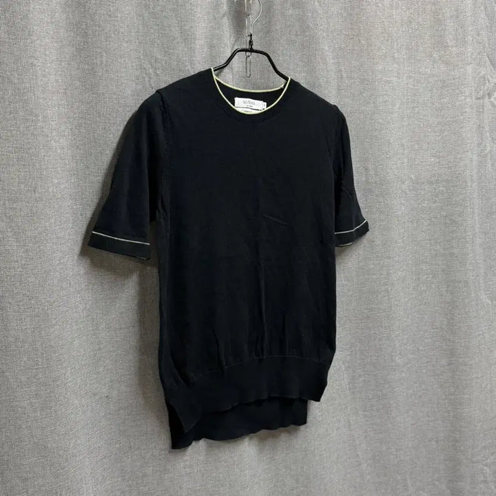 [BUNJANG] So Wool Cashmere Blend Short Sleeve Round Knit Top / [S] 쏘울 so wool 캐시미어 블렌드 반팔 라운드 니트
