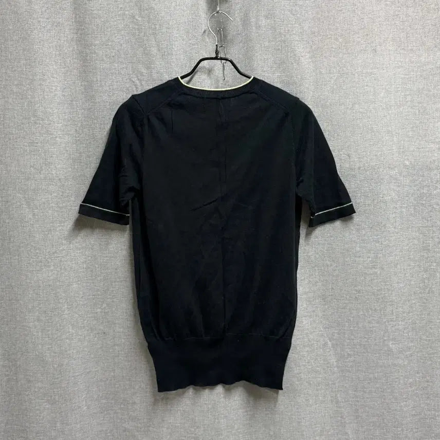 [BUNJANG] So Wool Cashmere Blend Short Sleeve Round Knit Top / [S] 쏘울 so wool 캐시미어 블렌드 반팔 라운드 니트