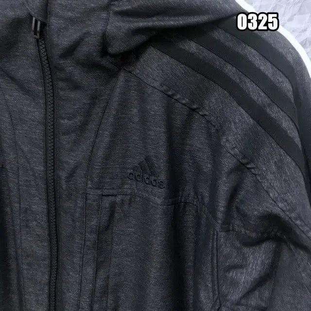 [BUNJANG] Adidas Training Hooded Zip-Up Windbreaker Jacket / L 아디다스 트레이닝 후드 집업 바람막이 자켓