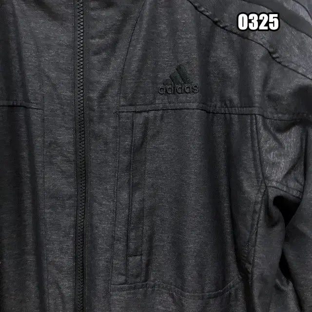 [BUNJANG] Adidas Training Hooded Zip-Up Windbreaker Jacket / L 아디다스 트레이닝 후드 집업 바람막이 자켓