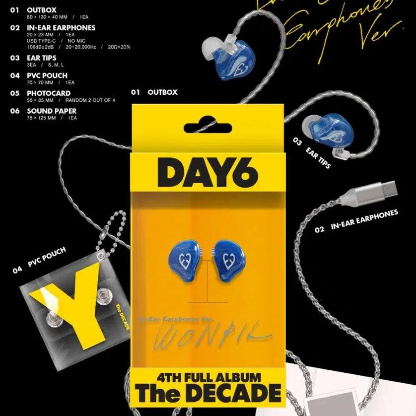 [BUNJANG] Day6 Wonpil Earphone Version / 데이식스 이어폰반 원필 (원가이하)