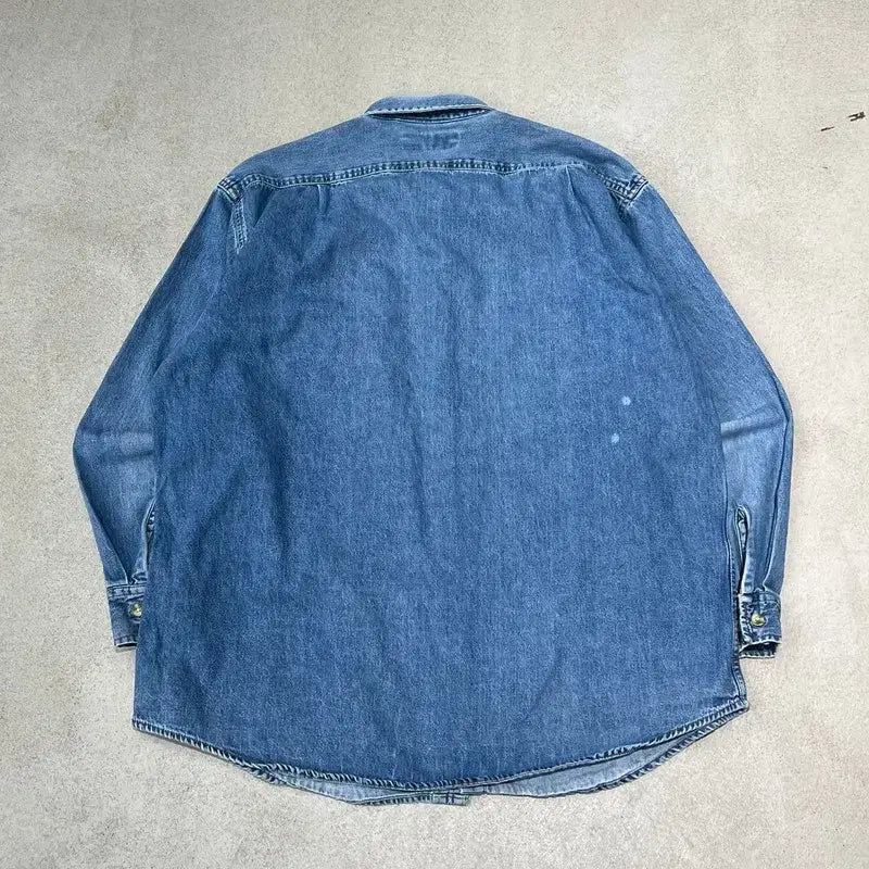 [BUNJANG] Big Mac Denim Work Shirt / 빅맥 워크 데님셔츠 s10414
