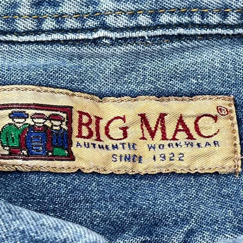 [BUNJANG] Big Mac Denim Work Shirt / 빅맥 워크 데님셔츠 s10414