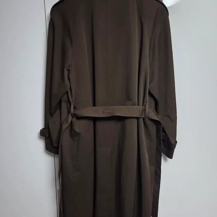 [BUNJANG] Afterpray Brown Trench Coat S / 애프터프레이 브라운 오버핏 트렌치 코트 S