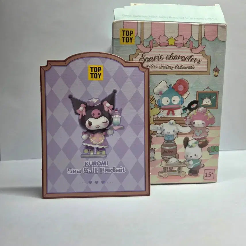 [BUNJANG] Sanrio Characters Roller Skating Restaurant Figure - Kuromi / (미개봉) 산리오 캐릭터즈 롤러스케이팅 레스토랑