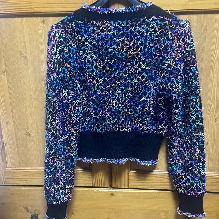 [BUNJANG] Leclara Shalala Tweed Knit Cardigan / 리클라라 샤랄라 트위드니트(멀티)