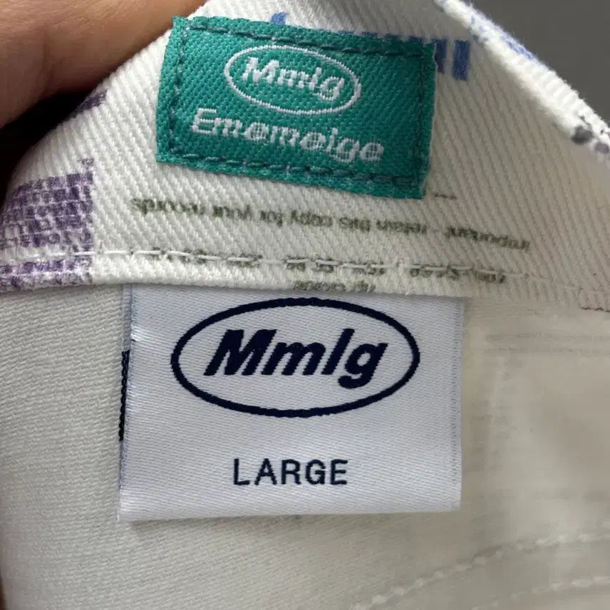 [BUNJANG] Mmlg Receipt Printed Pants L / Mmlg 영수증 프린팅 바지 L