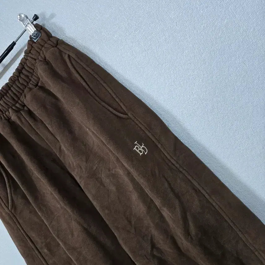 [BUNJANG] Bellide Brown Wide Leg Fleece Slacks / Bellide 브라운 기모 9부 와이더 슬렉스  55-66