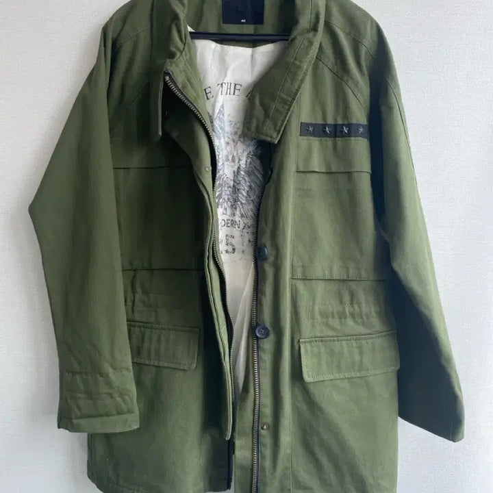 [BUNJANG] UGIZ Khaki Field Jacket / UGIZ 카키 야상 점퍼