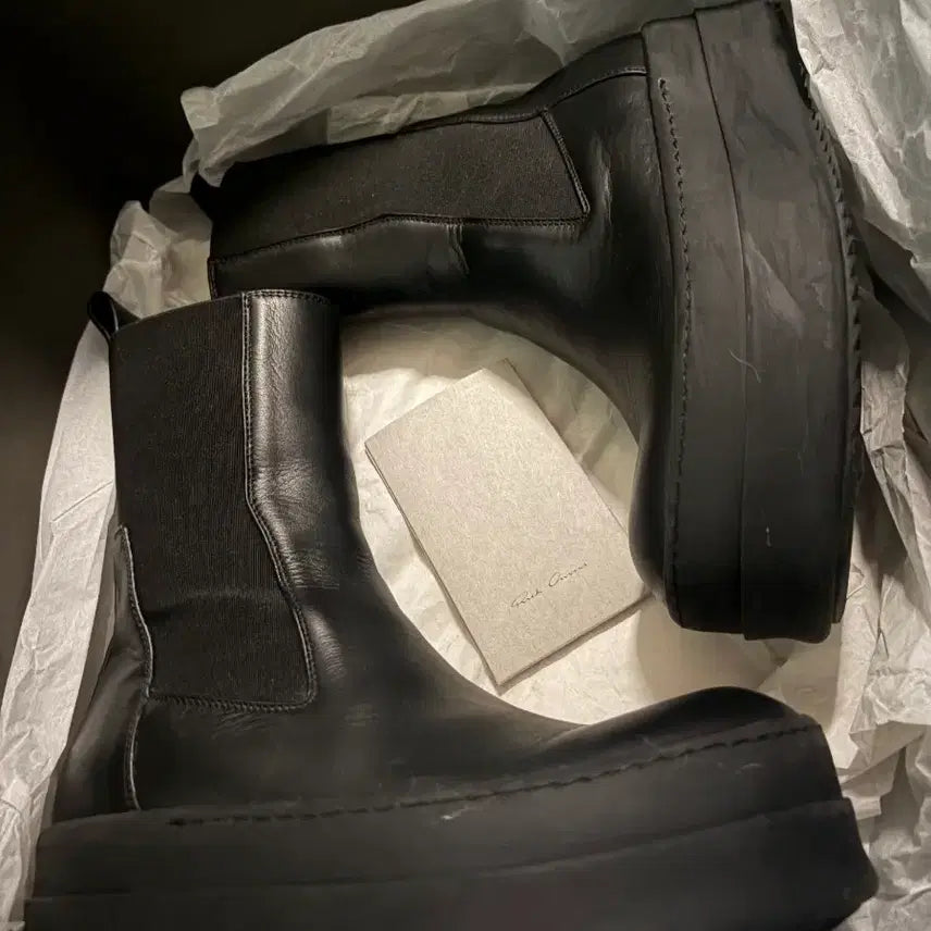 [BUNJANG] Rick Owens Mega Bumper Chelsea Boots / 릭오웬스 메가범퍼첼시