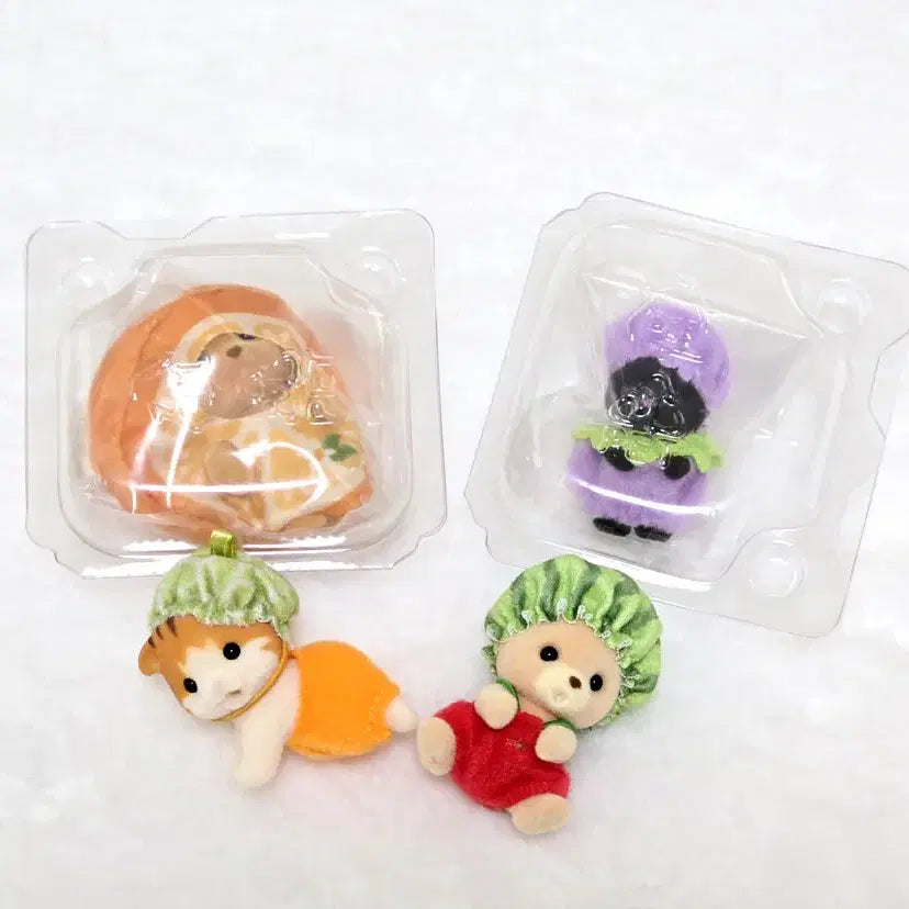[BUNJANG] Sylvanian Families Baby Fruit Party Set / 실바니안 과일파티 아기 4종 set(블루베리,수박,오렌지,멜론)