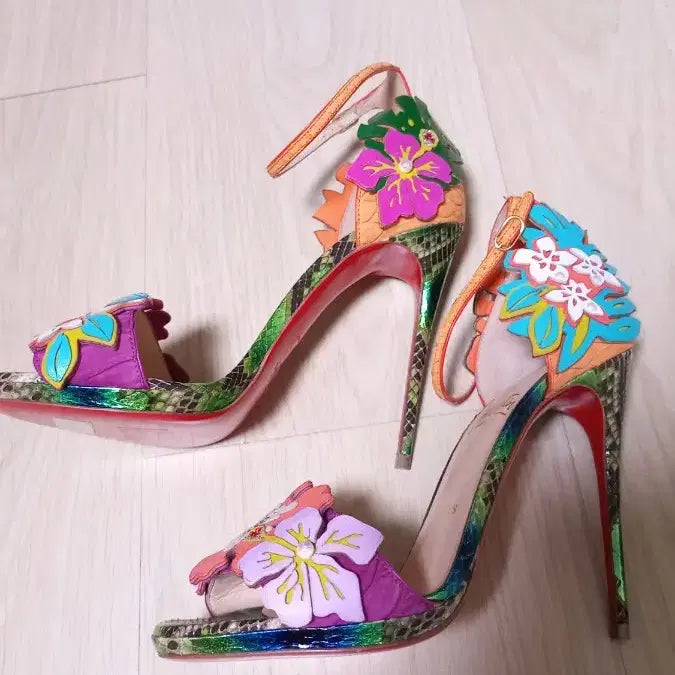 [BUNJANG] Christian Louboutin Hawaii Luna High Heel Sandals / 337만 새제품 크리스찬 루부탱 하와이 루나 하이힐 샌들  37