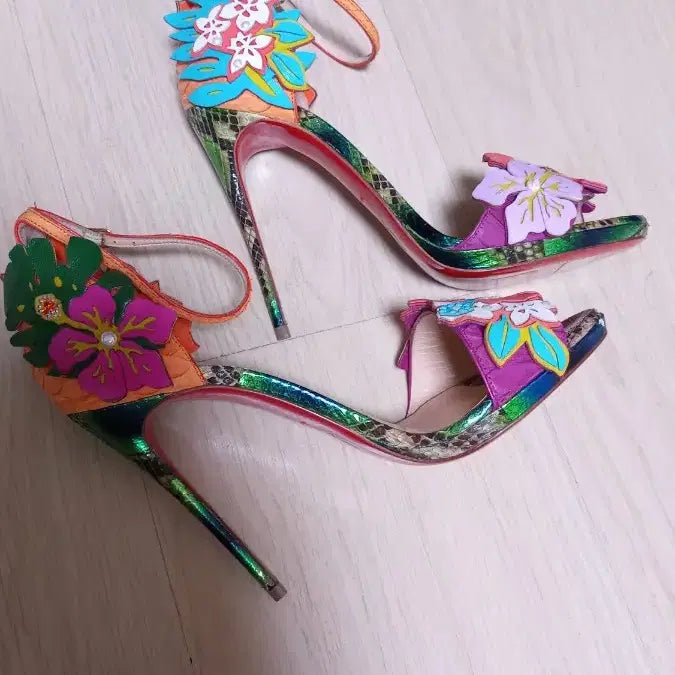 [BUNJANG] Christian Louboutin Hawaii Luna High Heel Sandals / 337만 새제품 크리스찬 루부탱 하와이 루나 하이힐 샌들  37