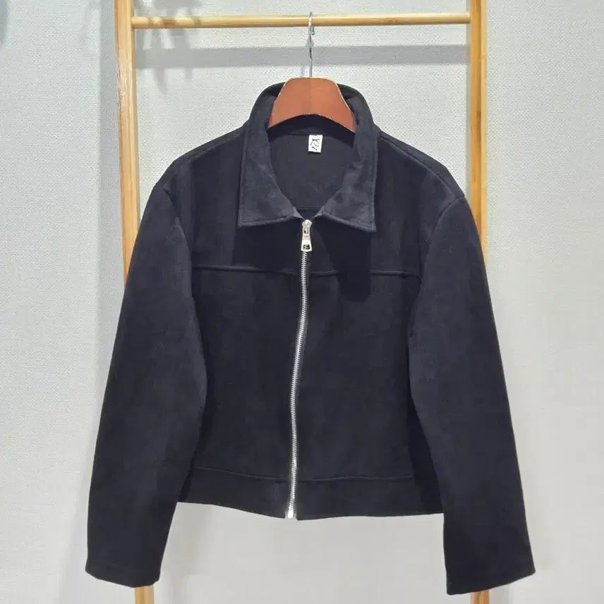 [BUNJANG] Suede Jacket (Black) S Size / 스웨이드 자켓