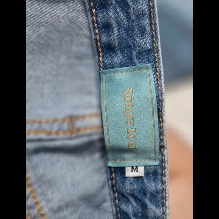 [BUNJANG] Tiffany Ron Wide Denim Pants / 티파니론 와이드 데님 M