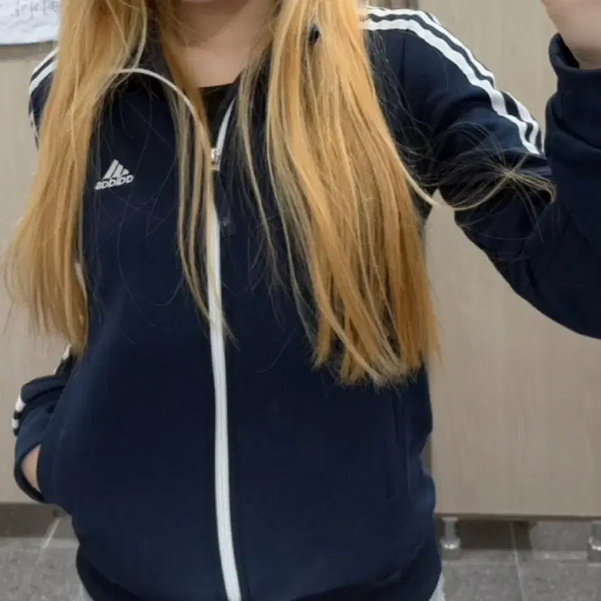 [BUNJANG] Adidas Navy Track Top 85 / 아디다스 네이비 져지 트랙탑 85