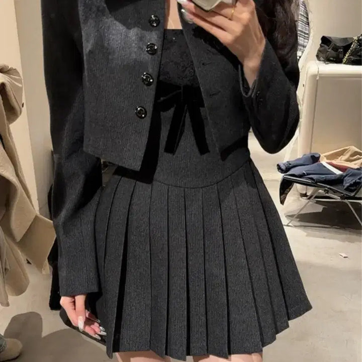 [BUNJANG] Ariel Style Andrew Dress Set - M / 앤드류 원피스세트-M