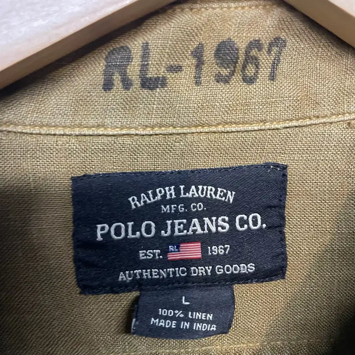 [BUNJANG] Polo Jeans Linen Shirt / 폴로진스 린넨 셔츠