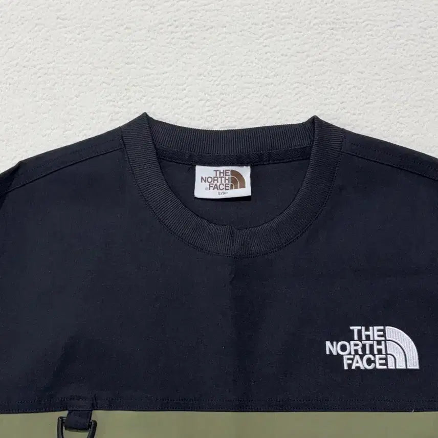 [BUNJANG] The North Face White Label Albany Crew Neck Sweater / 노스페이스 화이트라벨 알바니 크루넥 S 카키