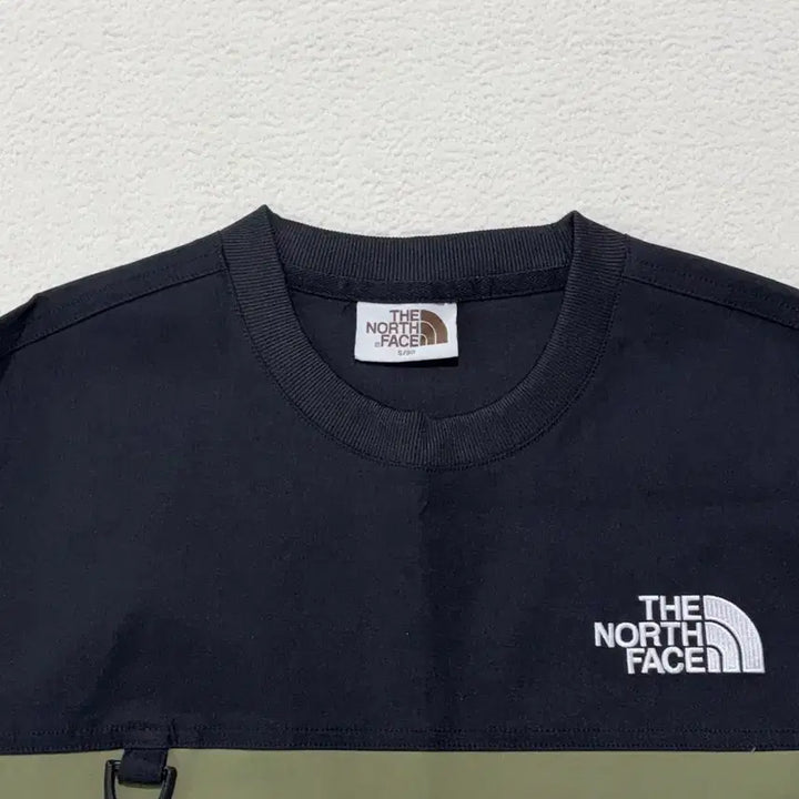 [BUNJANG] The North Face White Label Albany Crew Neck Sweater / 노스페이스 화이트라벨 알바니 크루넥 S 카키