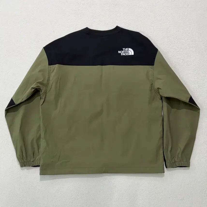 [BUNJANG] The North Face White Label Albany Crew Neck Sweater / 노스페이스 화이트라벨 알바니 크루넥 S 카키