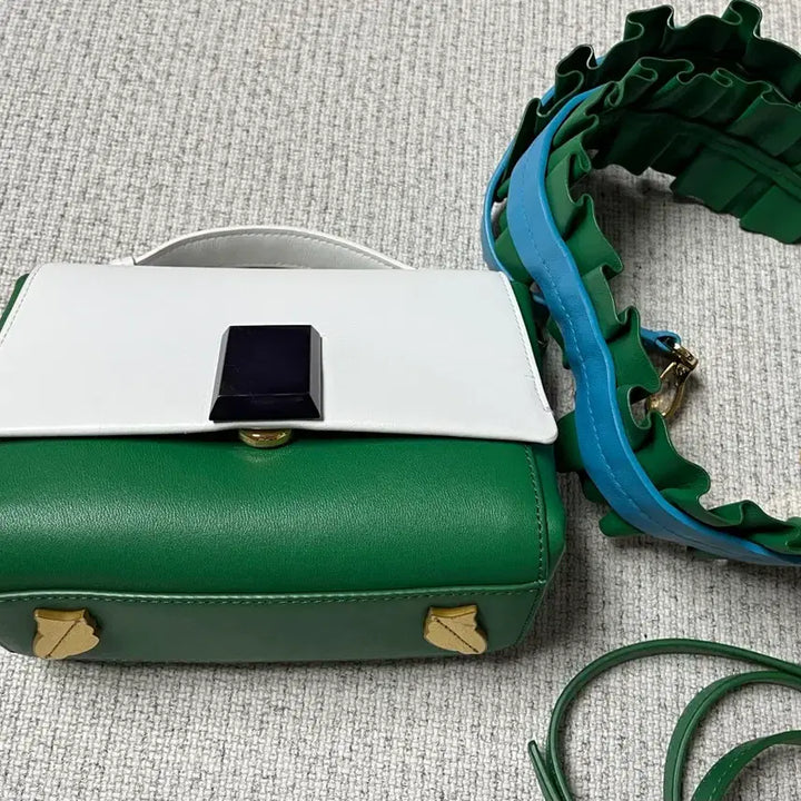 [BUNJANG] Couronne x Lucky Chouette Crossbody Tote Bag / (정가40만원 새상품) 쿠론 x 럭키슈에뜨 크로스백 토트백