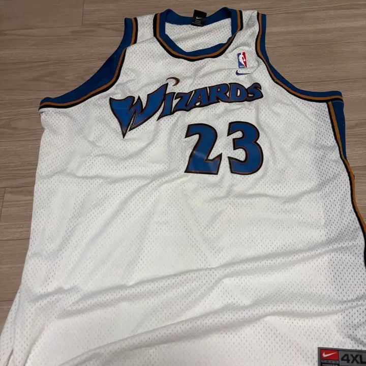 [BUNJANG] Nike Washington Wizards Jordan 23 Jersey White 4XL / 나이키 빈티지 워싱턴 위저즈 조던 23 (화이트)